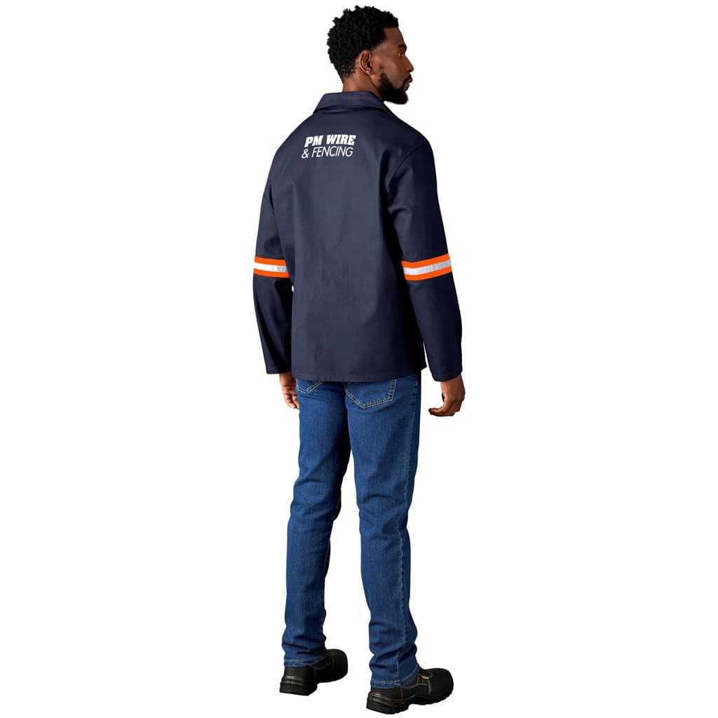 Artisan Premium 100% Cotton Jacket – Reflective Arms – Orange Tape
