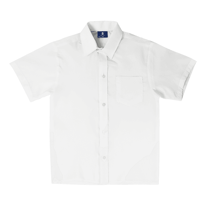 Unisex Short Sleeve School Shirt