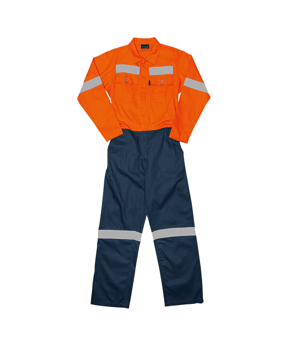 J54 Reflective Two Tone Boiler Suit