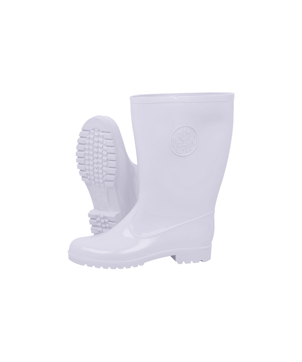 Women’s White/White Calf Length Gumboot