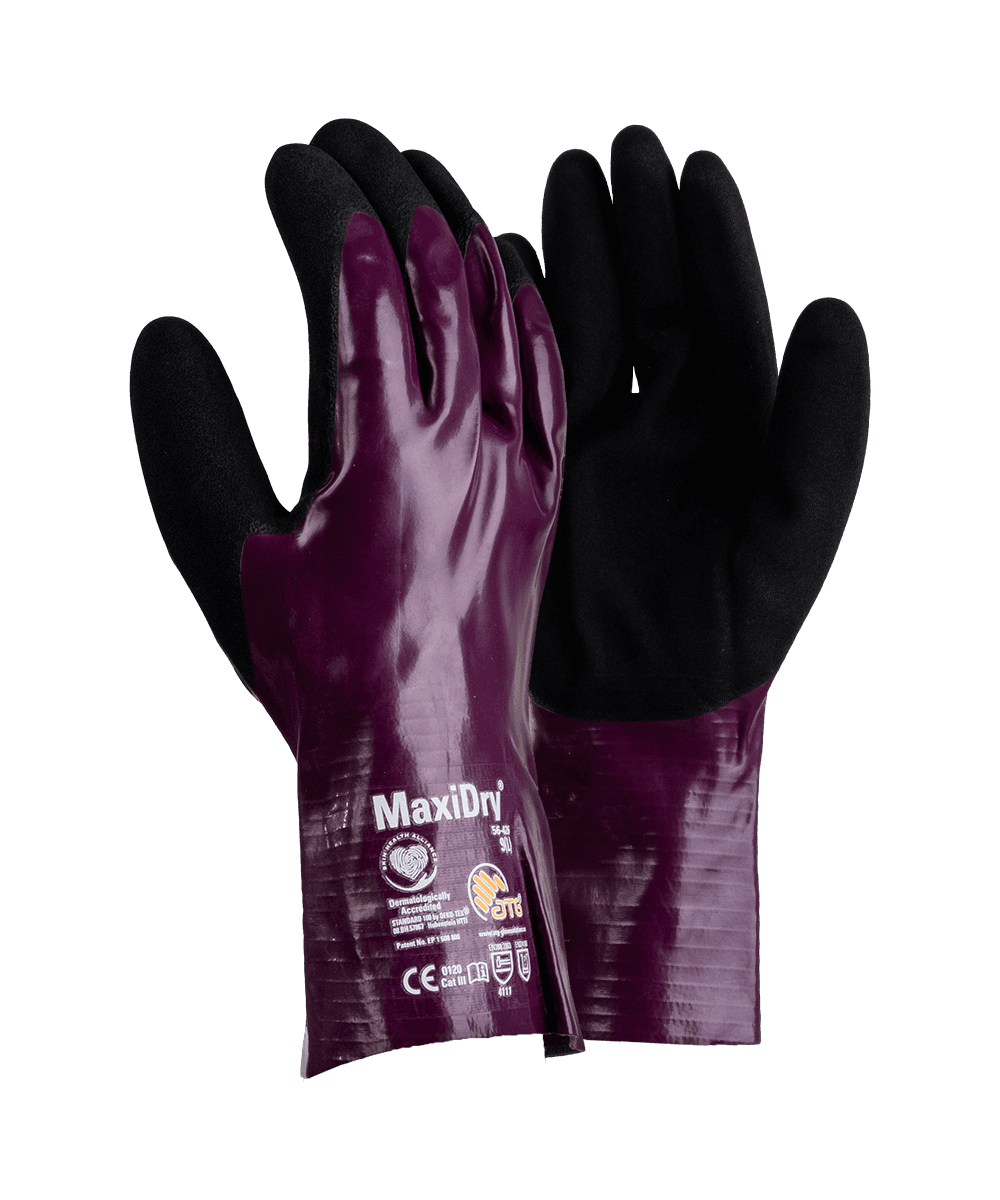 Maxidry Oil Resistant Fully Coated Gloves