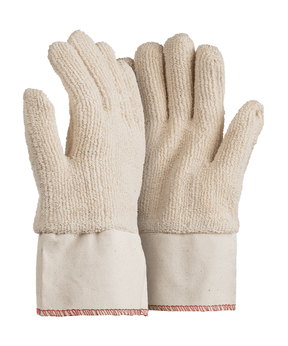 Towelling Canvas Cuff Gloves