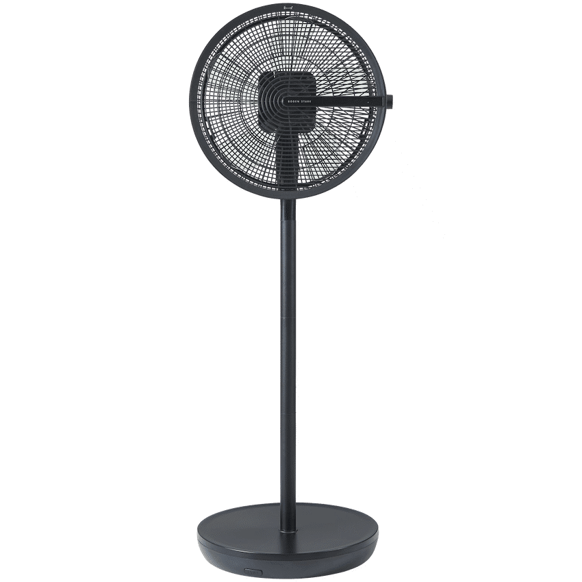Boden Stark LED Display Stand Fan - Black