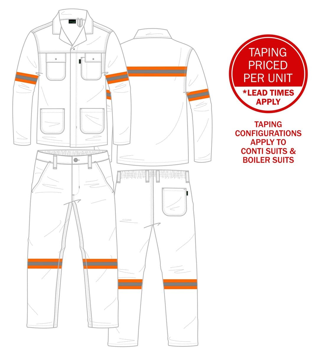 Orange Silver Orange, Two Arms, Two Legs, Armhole to Armhole