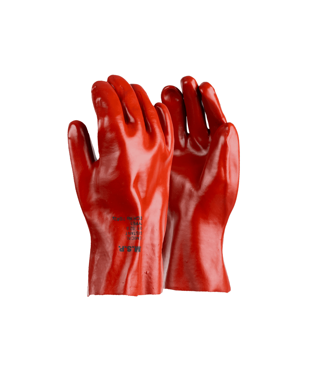 SABS PVC Chemical And Acid Gloves - 27cm