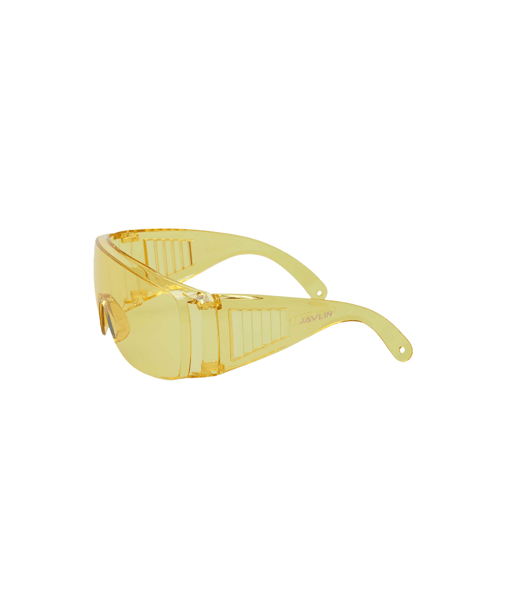 Wrap Around Anti Scratch Spectacles Amber Lens