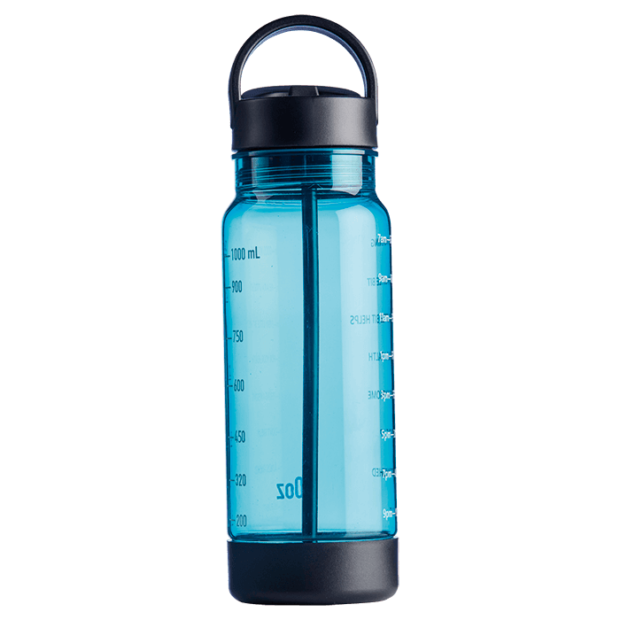 1L Torrent Water Bottle With Straw