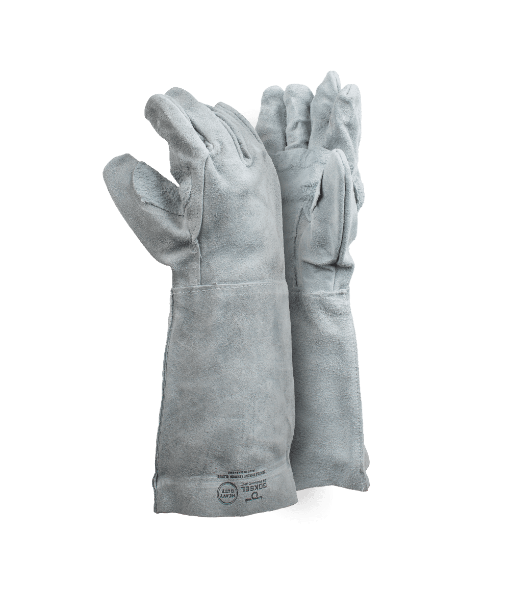 Premium Chrome Leather Gloves - 20cm Cuff