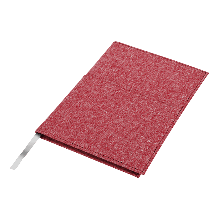A5 Melange Notebook With Front Pocket