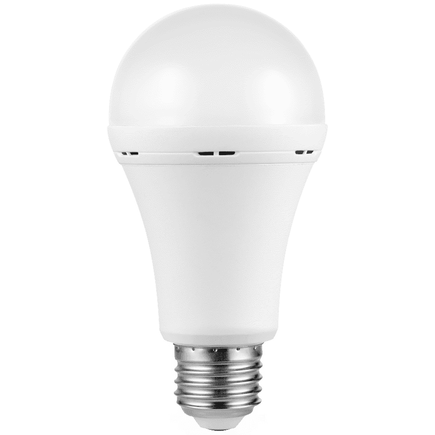 Switched 9w A60 Rechargeable LED Light Bulb - E27 - Warm White
