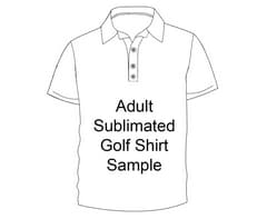 Sample - 6XL Custom Unisex Sub Golf Shirt