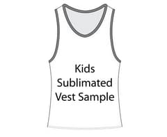 Sample - 5-6 Custom Kids Sub Vest