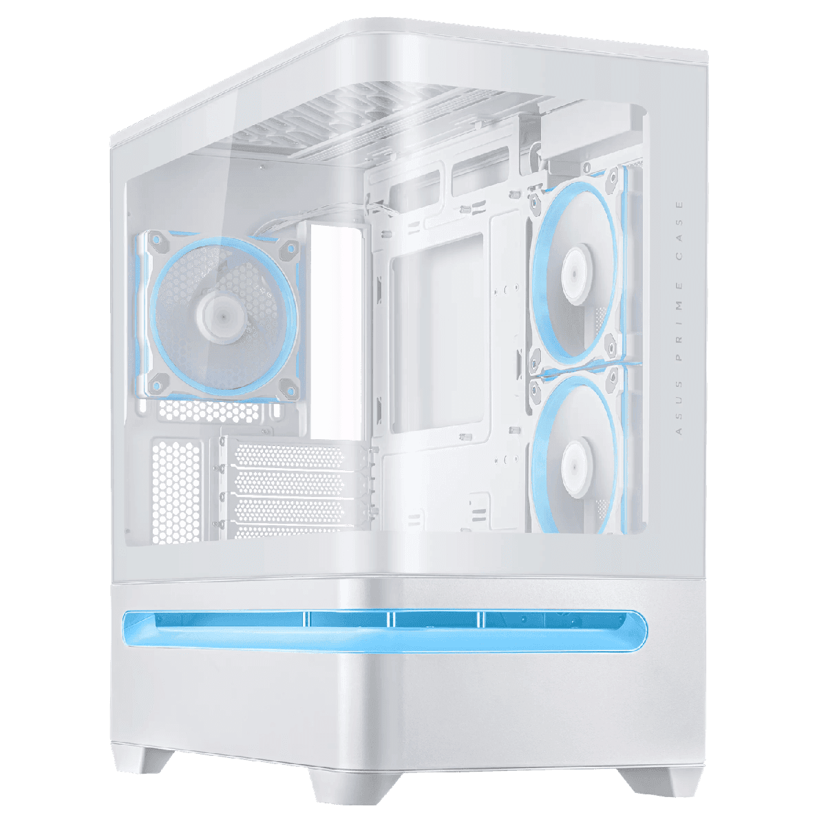 ASUS Prime AP202 ARGB mATX White Chassis