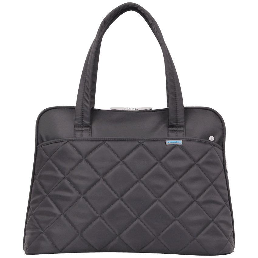Kingsons 14.1" black shoulder laptop bag - Ladies in fashion