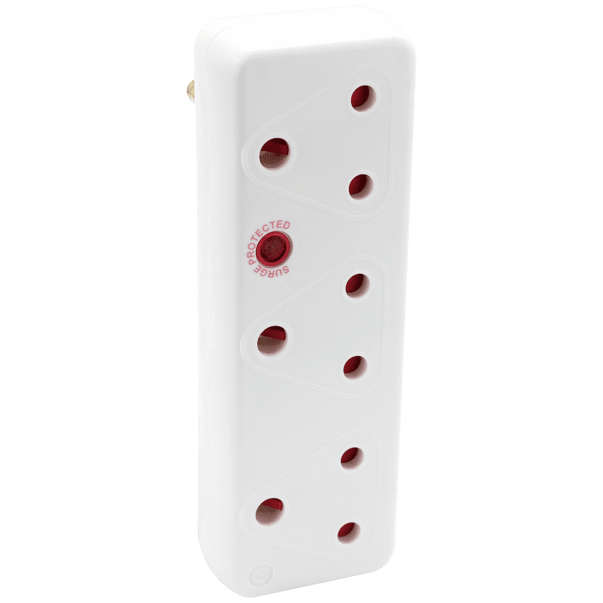 Ellies 3-Way Medium Surge Adaptor - White