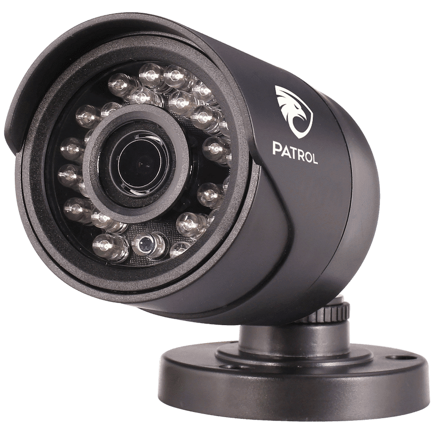 Patrol 1080P Bullet Camera - Black
