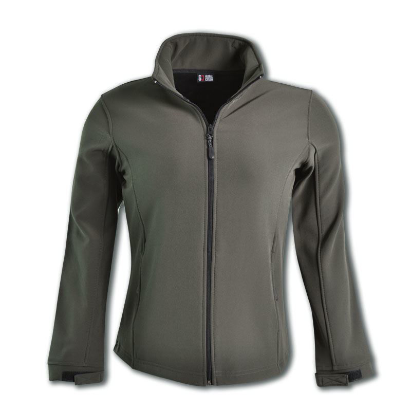ZLSS1 - Alternative Stock - Ladies Classic Softshell Jacket - While stocks last (No returns) - Dark Olive - While Stocks Last