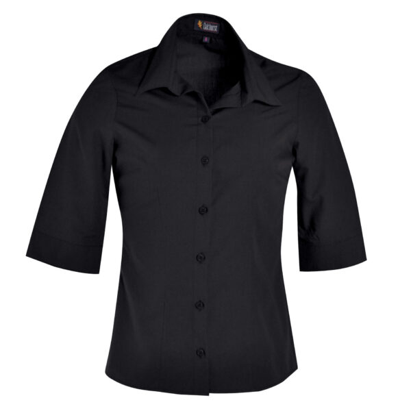 Ladies Icon Woven Shirt - Black - While Stocks Last