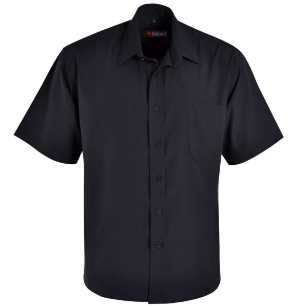 Icon Woven Shirt Short Sleeve - Black - While Stocks Last