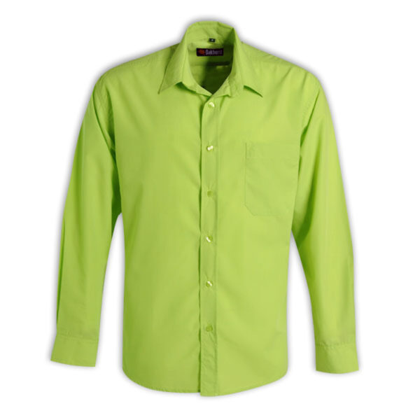 Icon Woven Shirt Long Sleeve - Lime - While Stocks Last
