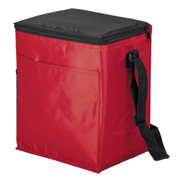 12 Can Cooler with 2 Exterior Pockets 70D PEVA Lining - Image 5