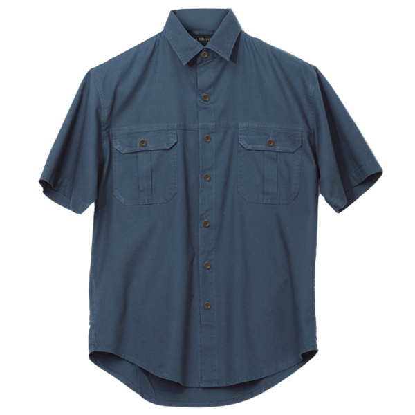 Plain Bush Shirt Mens - Image 6