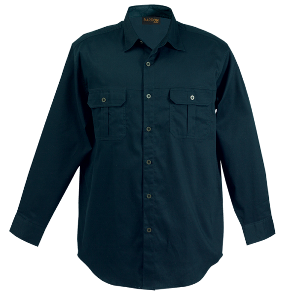 Bush Shirt Long Sleeve Mens - Image 3