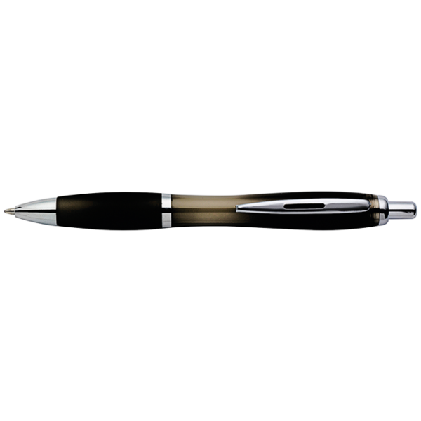 BP30151 - Curved Design Ballpoint Pen with Coloured Barrel - Image 7