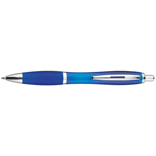 BP30151 - Curved Design Ballpoint Pen with Coloured Barrel - Image 5