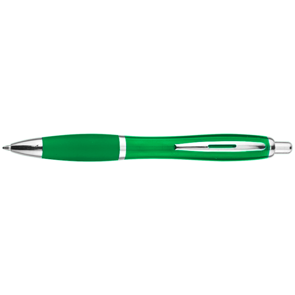 BP30151 - Curved Design Ballpoint Pen with Coloured Barrel - Image 6
