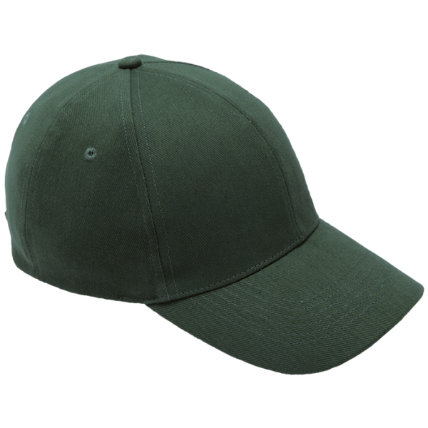6 Panel Brushed Cotton Cap - Image 3