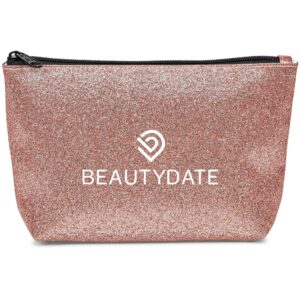 Sparkle Cosmetic Bag - Rose Gold
