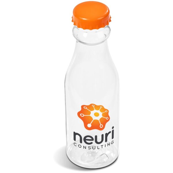 Lets Twist Water Bottle - 650ML - Orange - Image 2