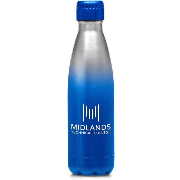 Serendipio Chandler Stainless Steel Vacuum Water Bottle - 500ml - Blue - Image 2