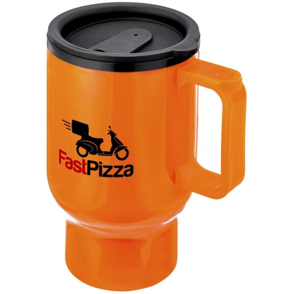 Altitude Whimsy Plastic Double-Wall Mug - 430ml - Orange