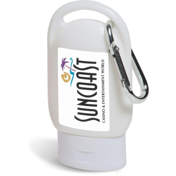 Excursion Gel Hand Sanitiser - 30ml - Solid White - Image 2