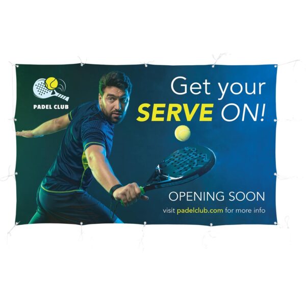 Sublimated Display Fabric Banner 2.45m x 1.5m - Image 2