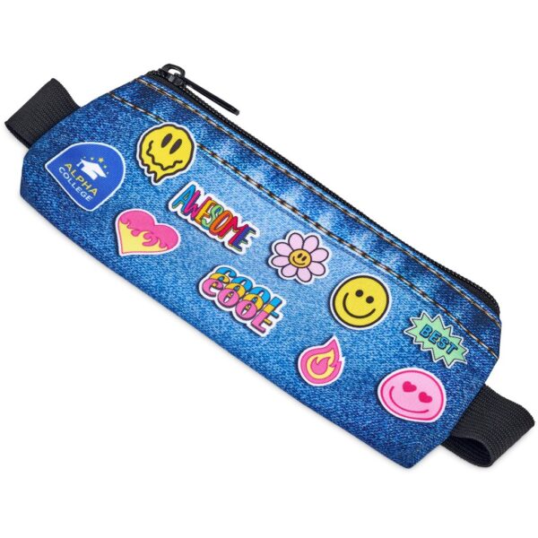 Hoppla Lagoon Polyester Pencil Case for A5  Notebook - Image 2