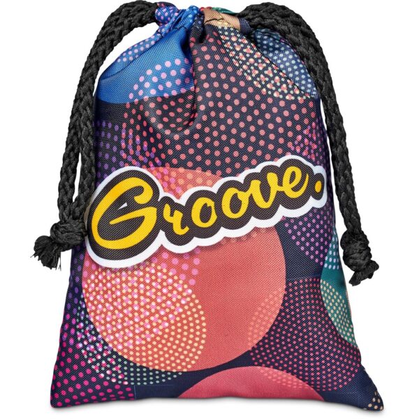 Pre-Production Sample Hoppla Atlantic Mini Polyester Drawstring Pouch - Image 2