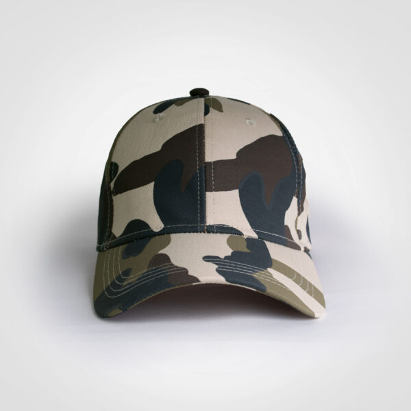 Basic 6 Panel Camo Cap - Image 4