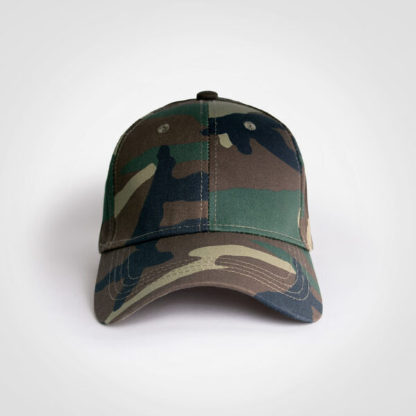 Basic 6 Panel Camo Cap - Image 5