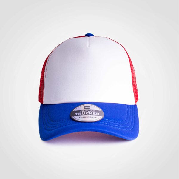 Vintage Trucker Three Tone Cap - Image 7