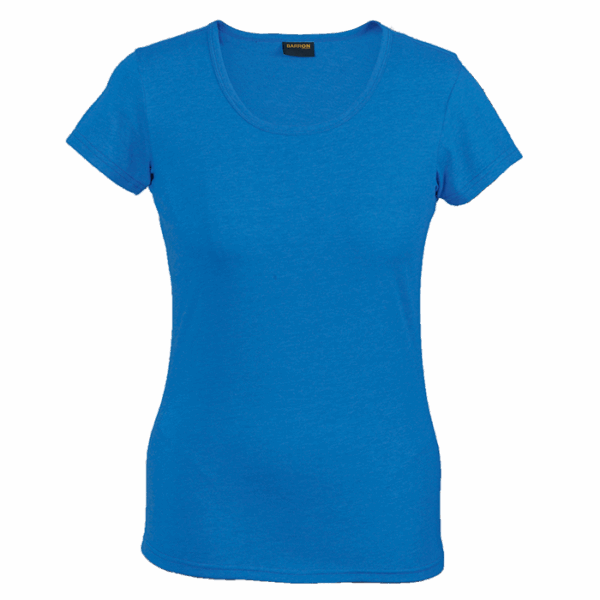 Melange Crew Neck T-Shirt Ladies - Image 8