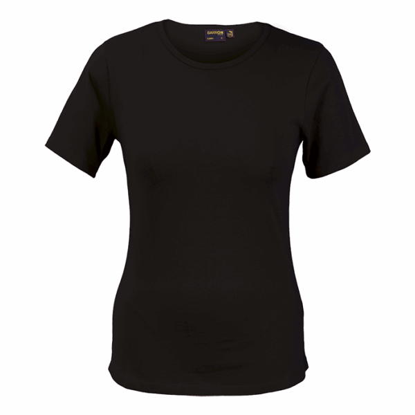 Organic Cotton Crew Neck T-Shirt Ladies - Image 8