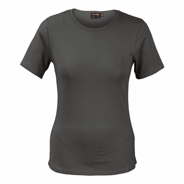 Organic Cotton Crew Neck T-Shirt Ladies - Image 11