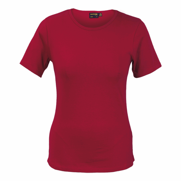 Organic Cotton Crew Neck T-Shirt Ladies - Image 10