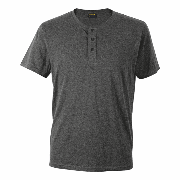 Henley Short Sleeve T-Shirt Mens - Image 7