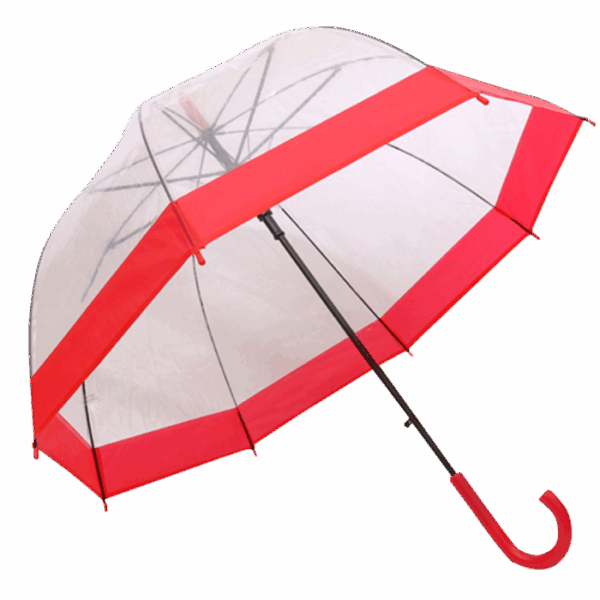 Dome Shaped Clear Umbrella - Image 6