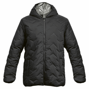 Mock-Quilt Hooded Puffer Mens